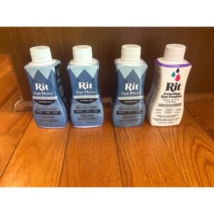 Rit DyeMore Synthetic Fiber Dye Midnight Navy 3pk & ColorStay Dye Fixative 1pk
